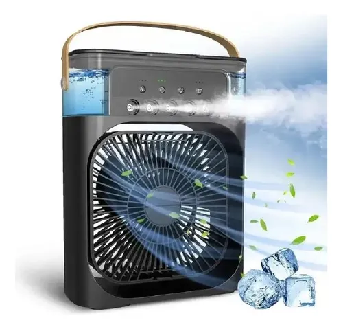 Foto Mini ventilador azul marinho